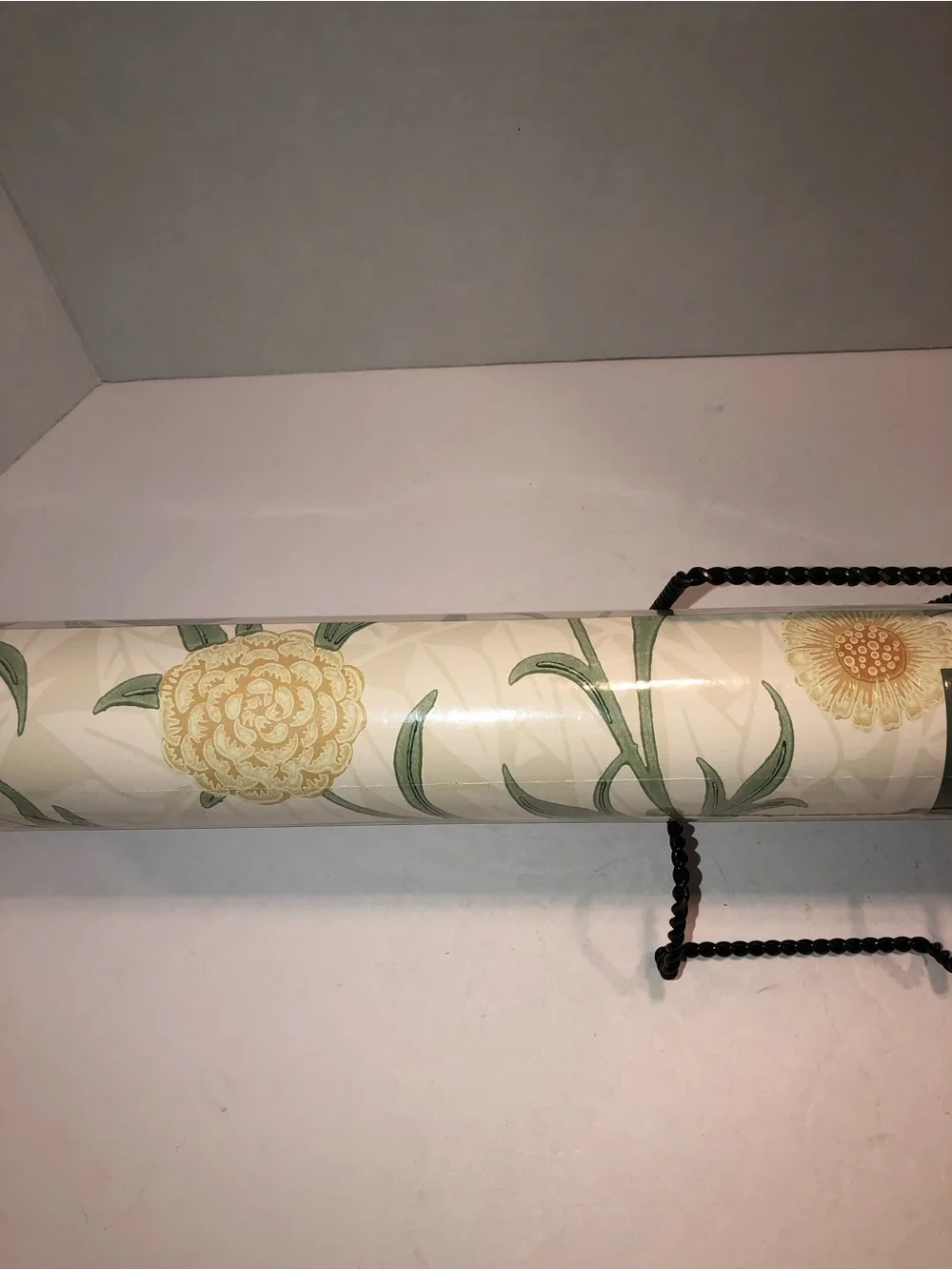 New Anthropologie Morris & Co. Scroll Leaves & Trees Thyme Pear Wallpaper